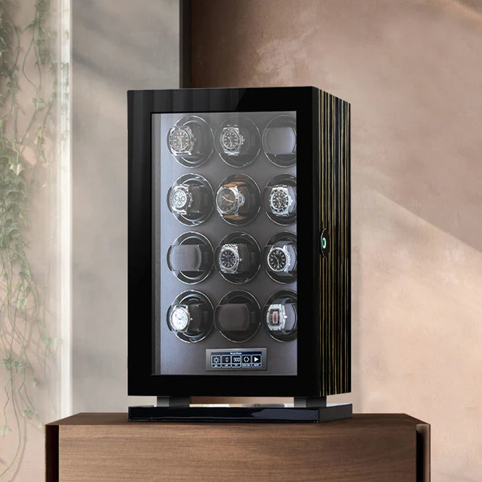 IMPRESARIO™ 12 WATCH WINDER - FINGERPRINT