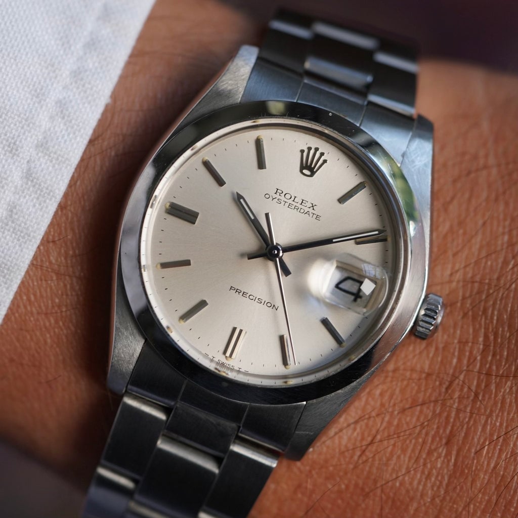 Rolex Oysterdate Precision 6694 vintage manual-wind watch