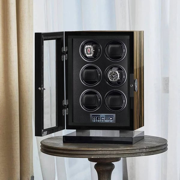Best Watch Winder for Hamilton 2023: Optimize Your Timepiece IMPRESARIO™ 6 WATCH WINDER - FINGERPRINT
