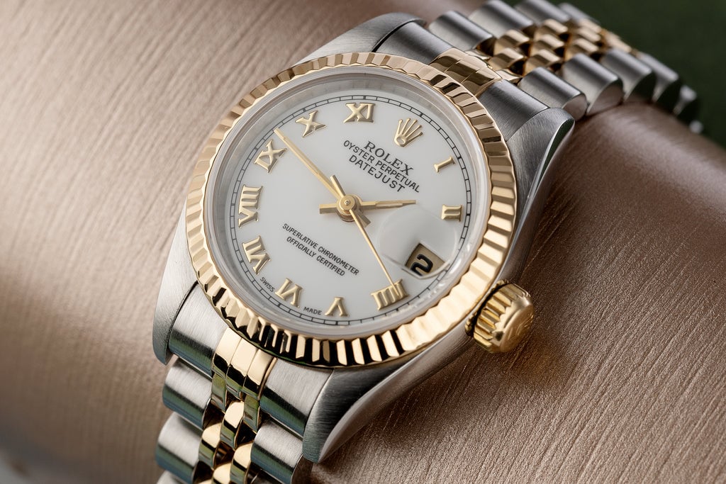 Lady Rolex Datejust 26mm vintage steel