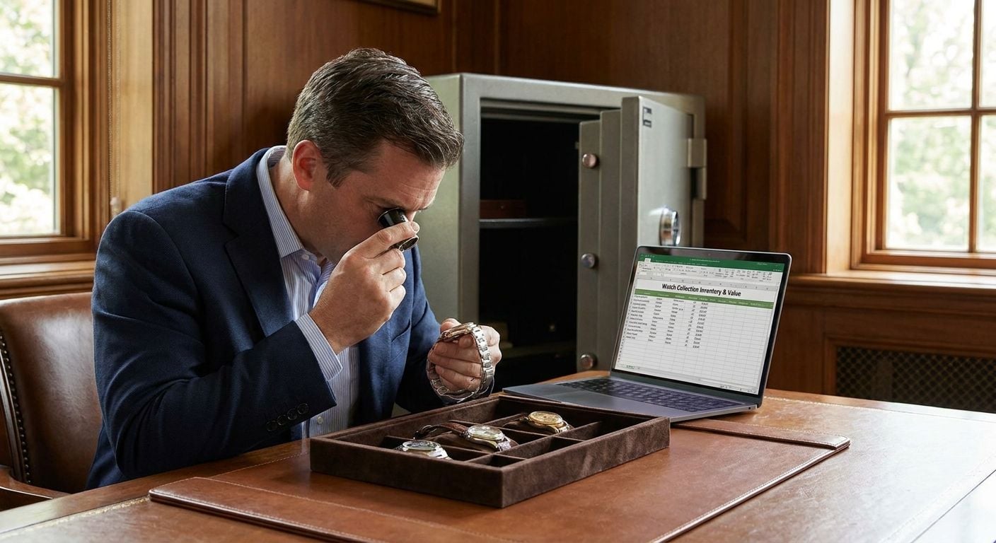 How to appraise a watch collection before buying a safe