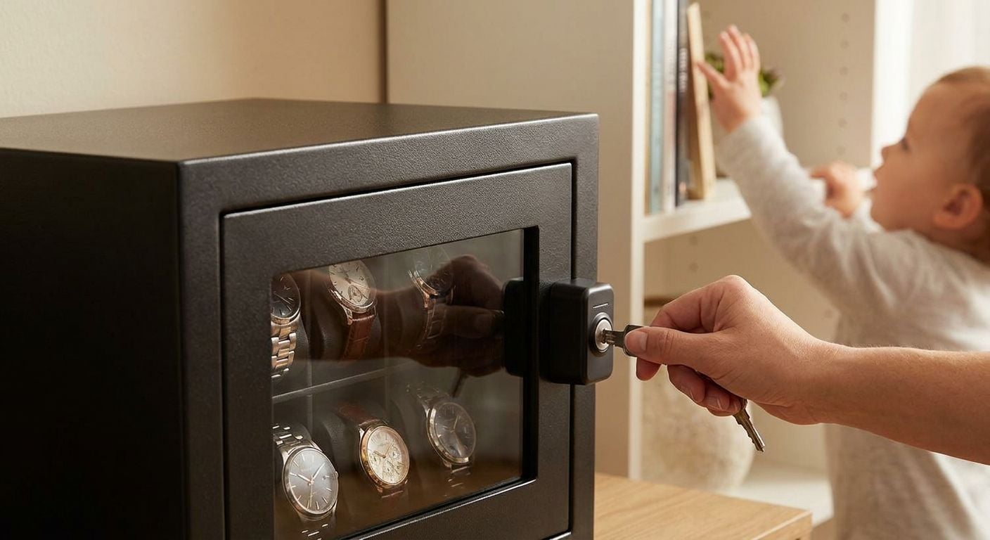 How to childproof a watch safe at home