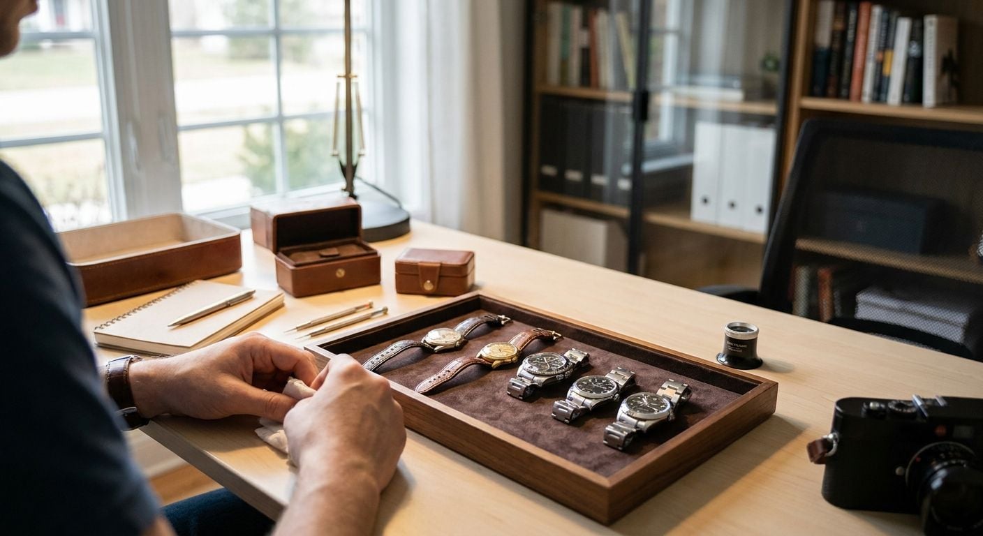 How to prepare a watch collection for consignment