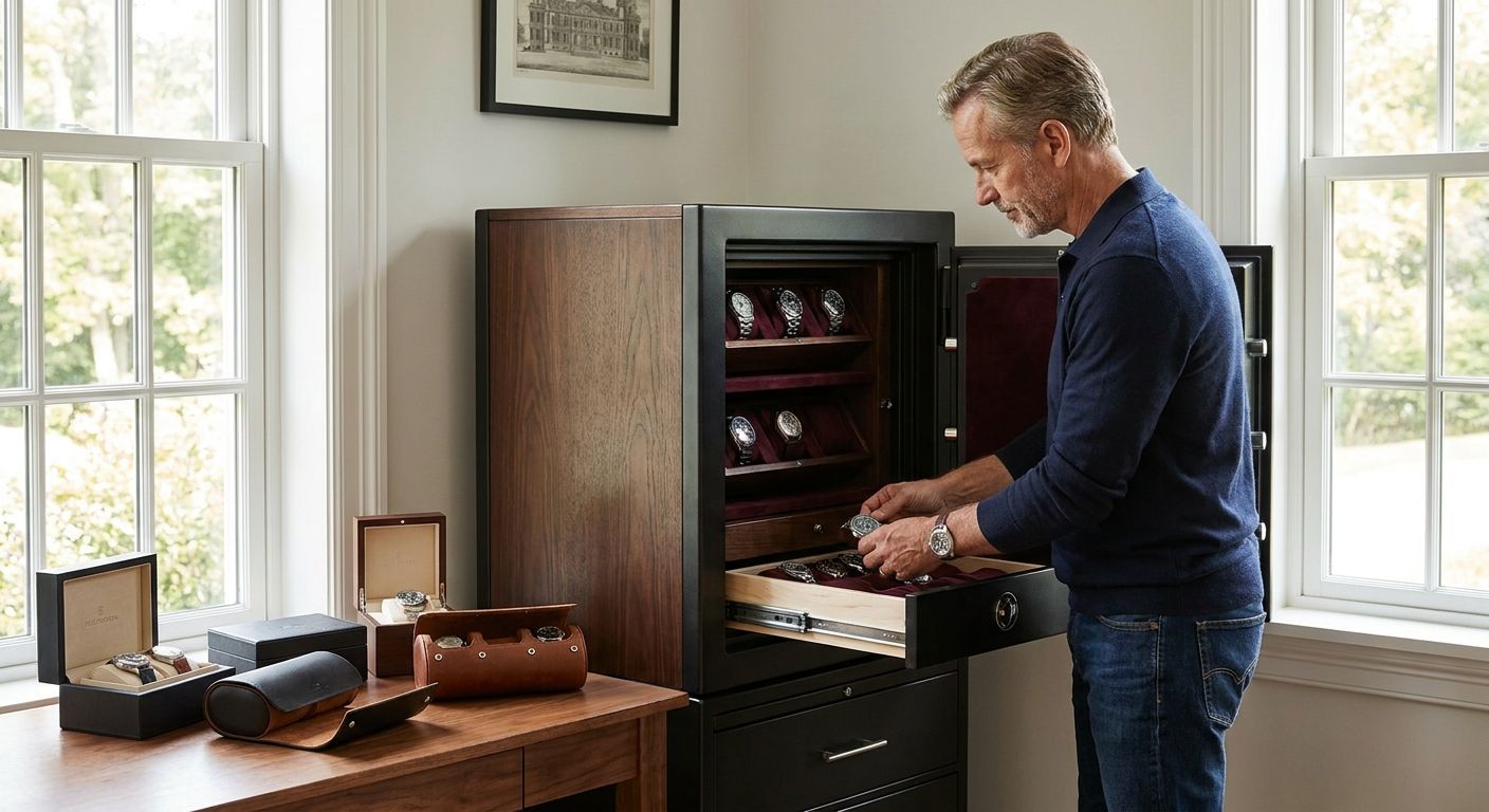 Watch safe for a collector downsizing their collection