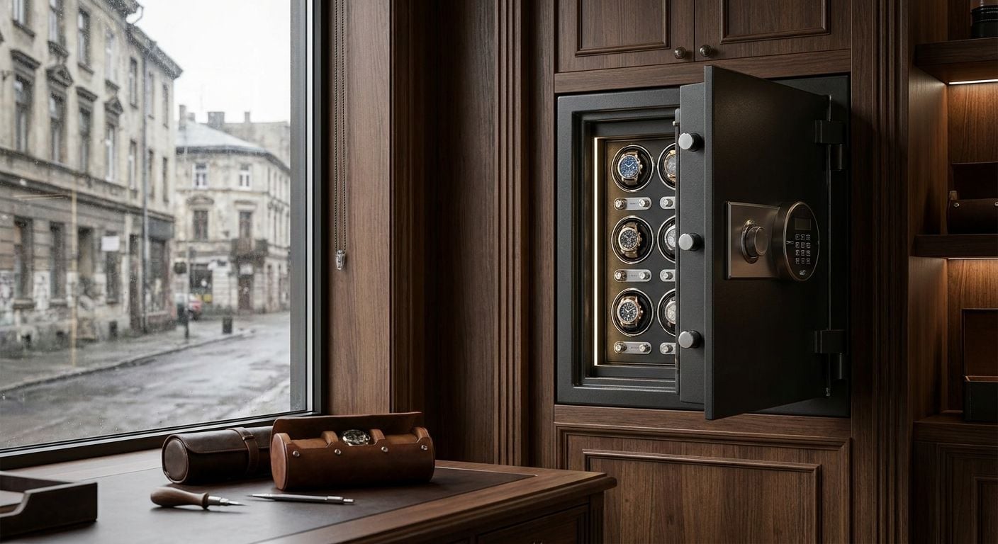 Watch safe for a collector who lives in a high-crime area