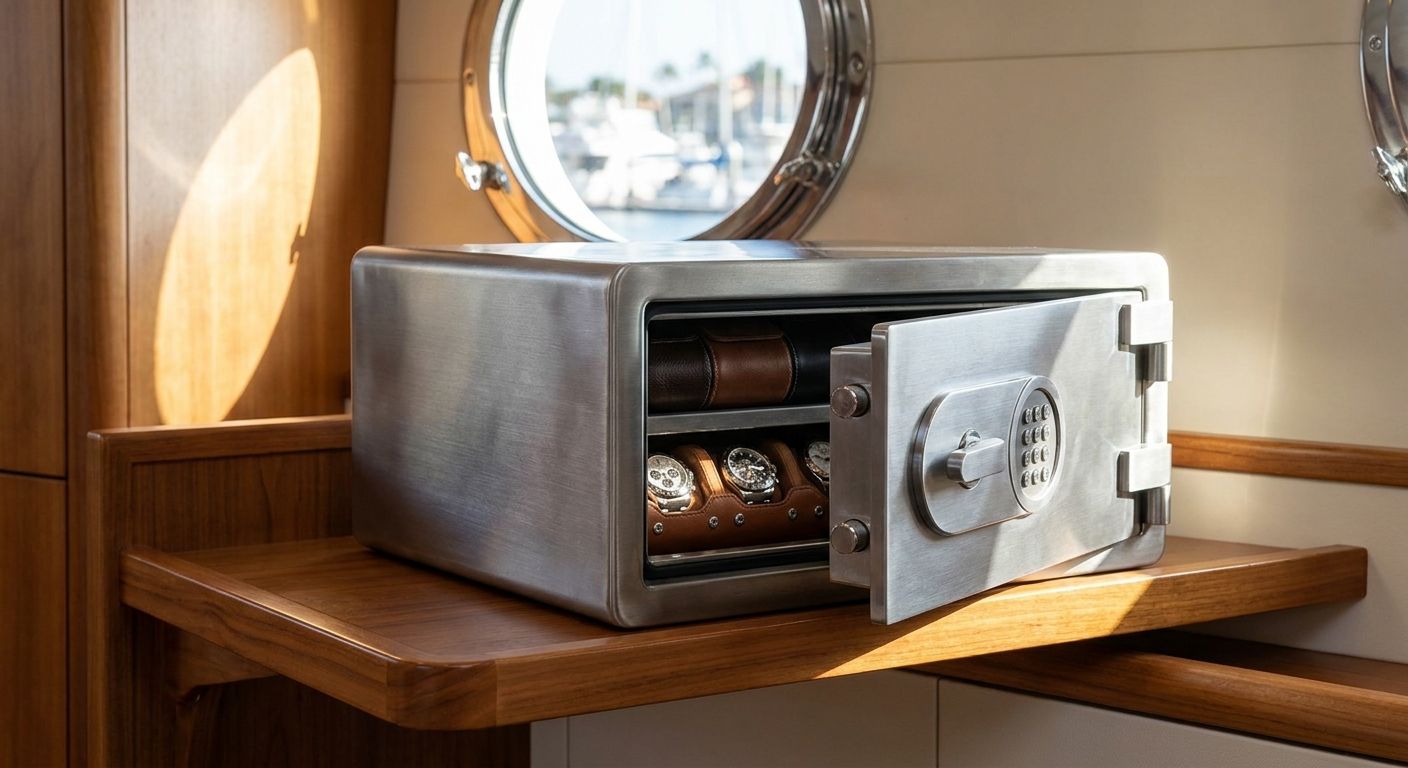 Watch safe for a yacht or boat: marine-grade options