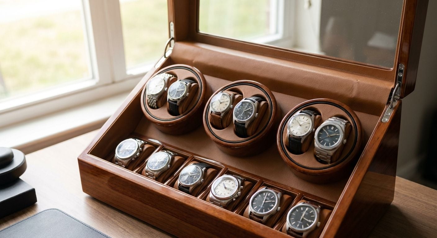 Watch winder for 14 watches: mid-large collection guide