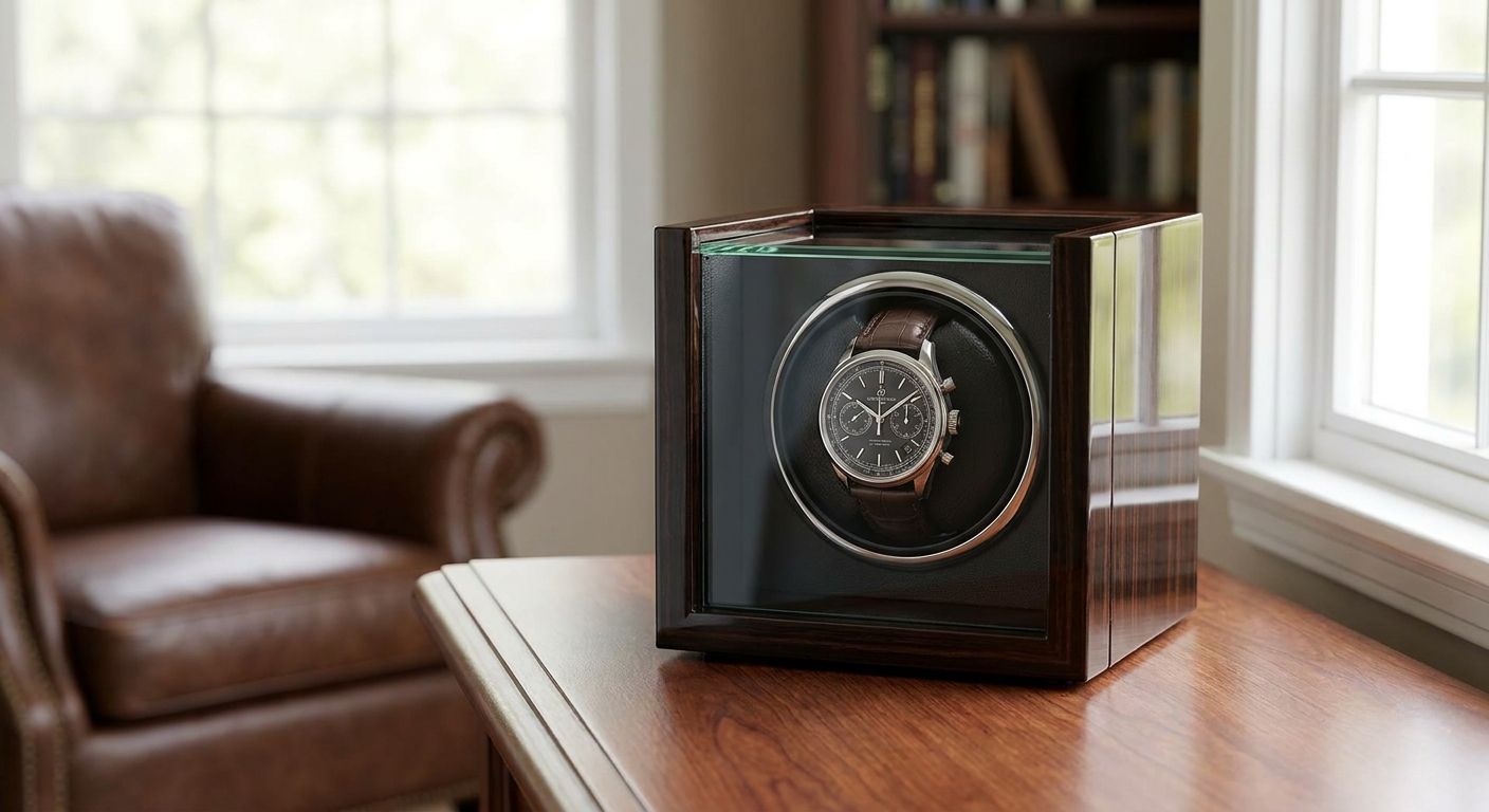 Watch winder for an investment-grade watch