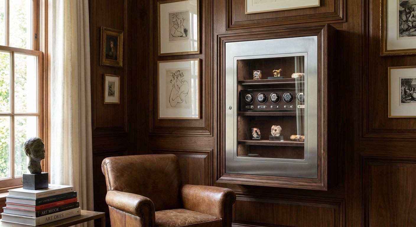 Watch safe for an art collector who also owns watches